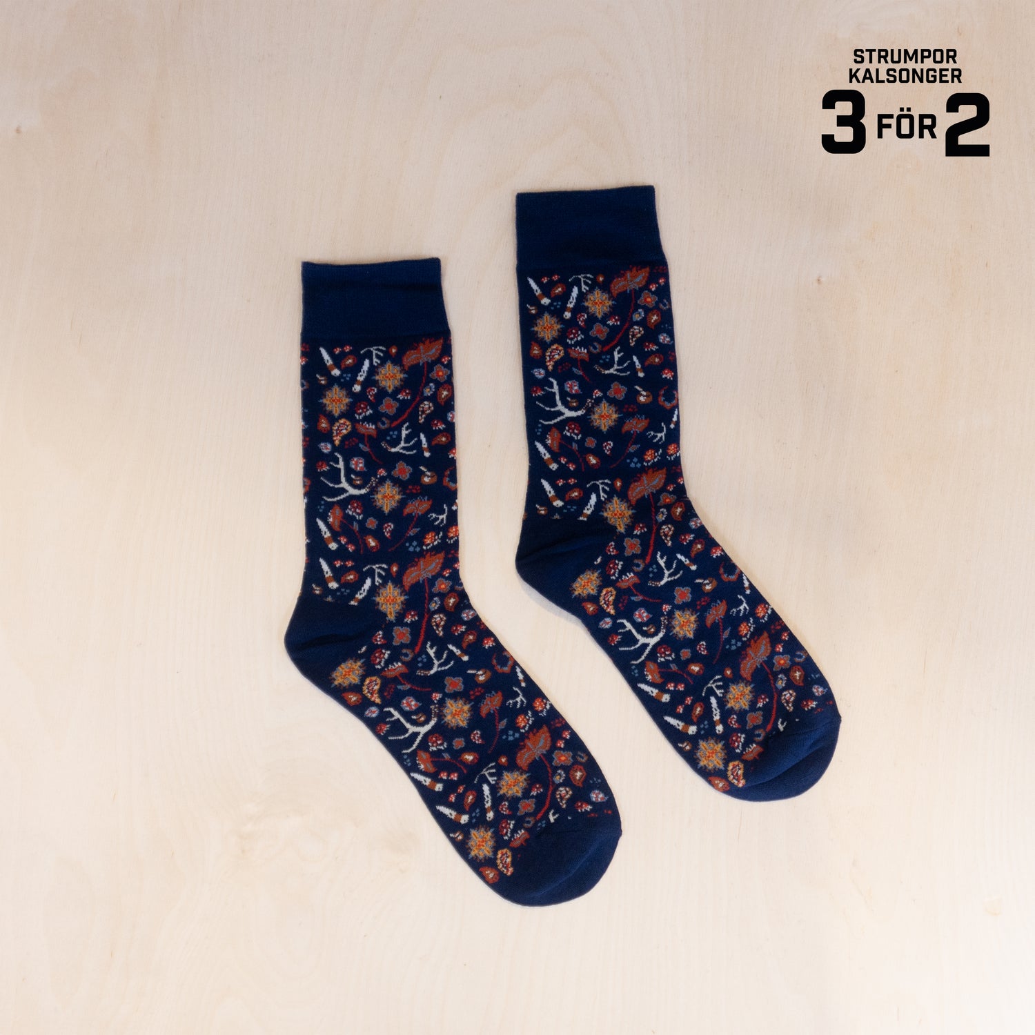 Sqrtn Sapmi Strumpor Navy