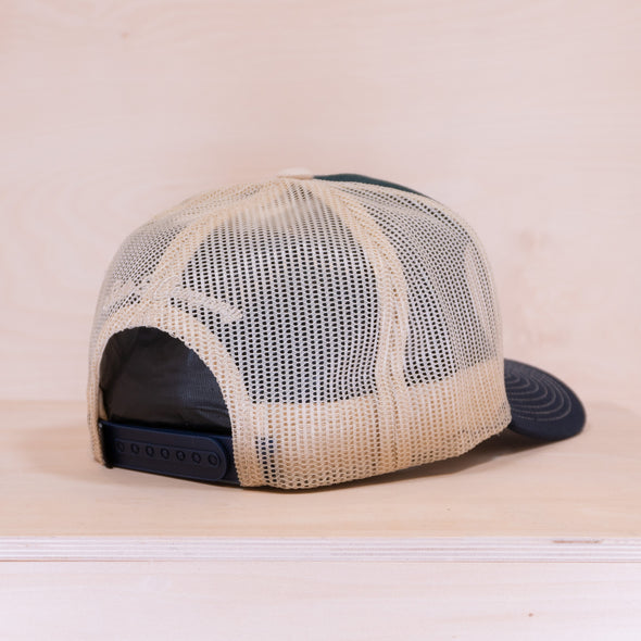 Sqrtn Simply Hooked Trucker Cap Olive
