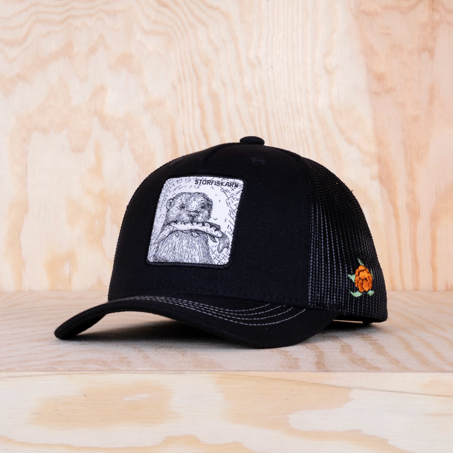 Sqrtn Storfiskarn Kids Trucker Cap Black