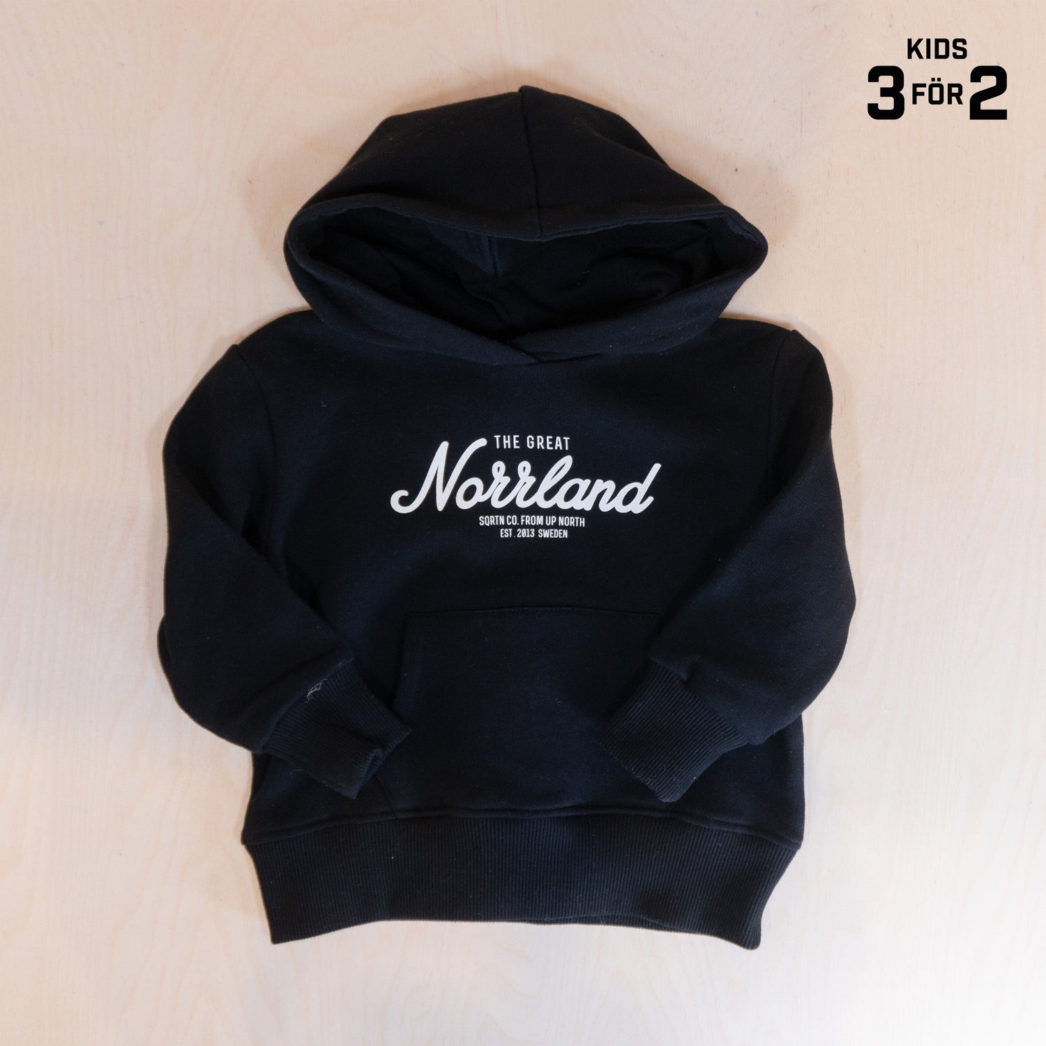 Sqrtn TGN Kids Hood Black