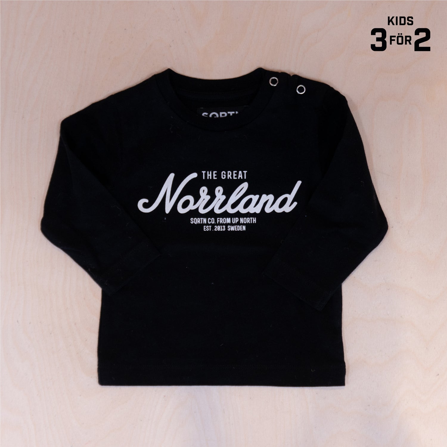 Sqrtn TGN Kids Longsleeve Black