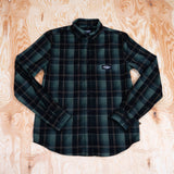 Sqrtn TGN Patch Flanell Shirt Dark Green