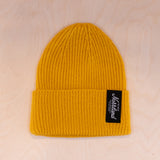 Sqrtn TGN Patch Raw Beanie Mustard