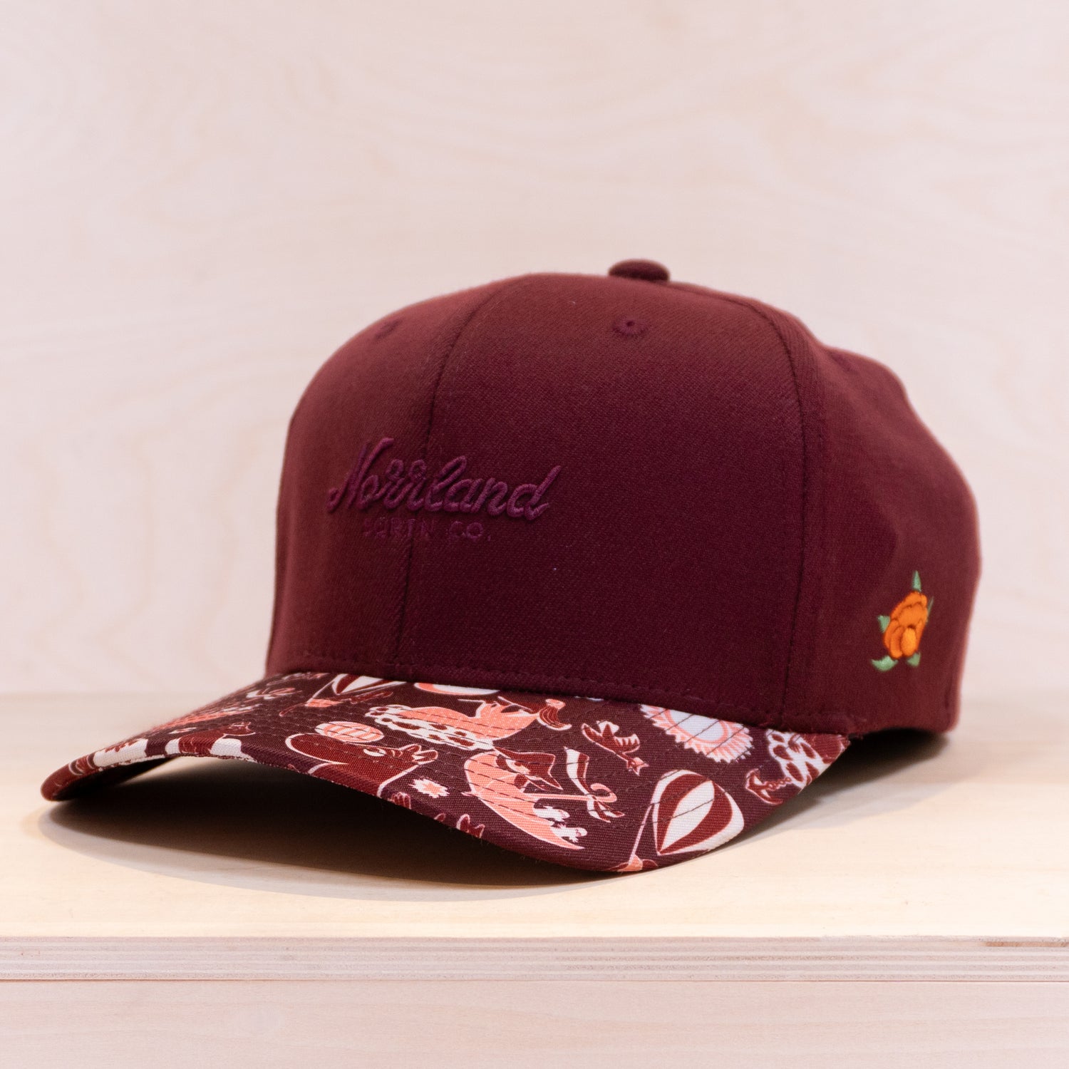 Sqrtn TGN Script 120 Cap Mumin Burgundy