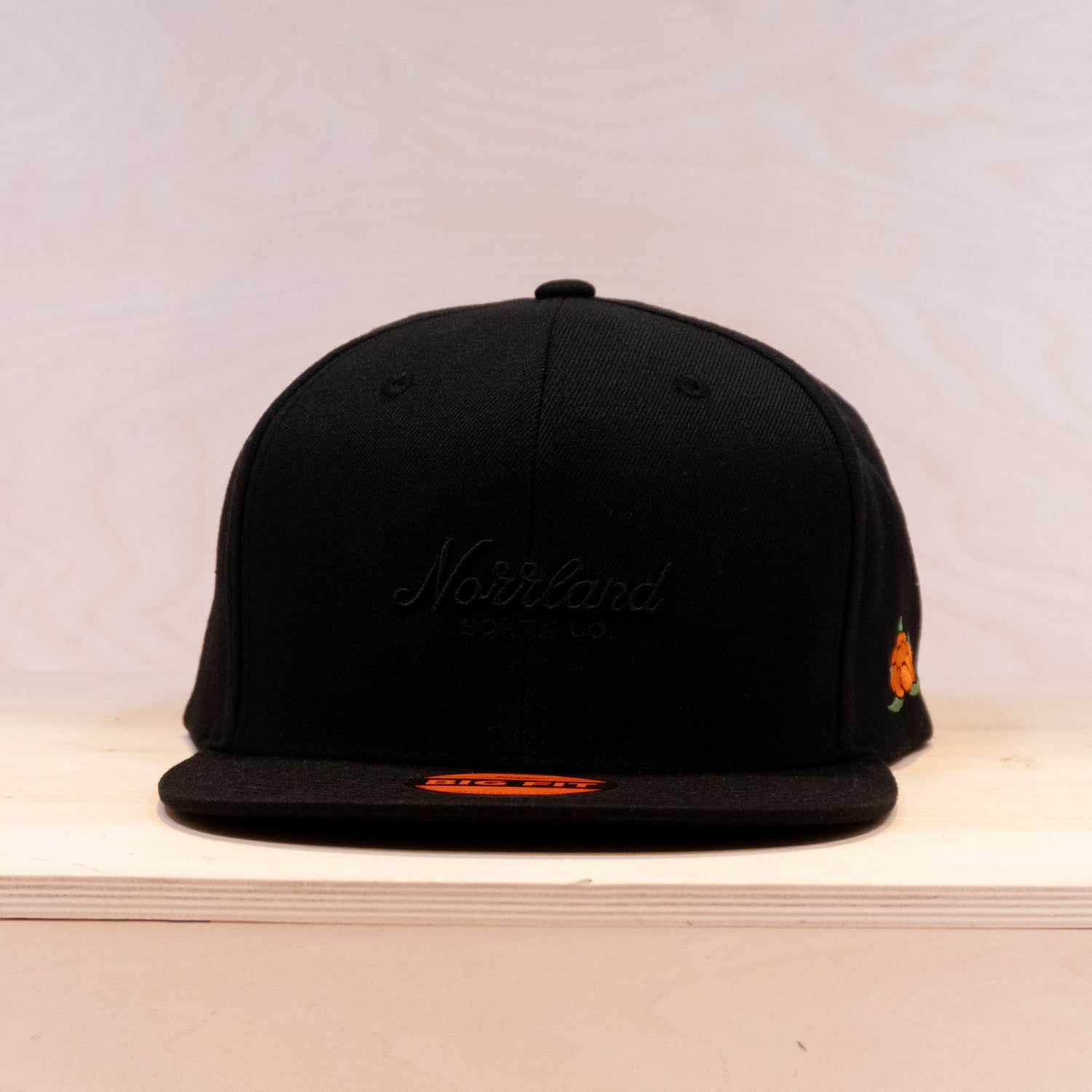 Sqrtn TGN Script Big-Fit Cap  All Black