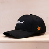 Sqrtn TGN Script Hooked Cap Black