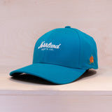 Sqrtn TGN Script Hooked Cap Tropical Blue