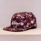 Sqrtn TGN Script Kids 5-Panel Mumin Burgundy