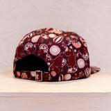 Sqrtn TGN Script Kids 5-Panel Mumin Burgundy