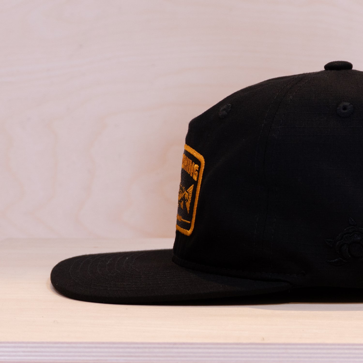 Sqrtn Trout 6-panel Cap Black