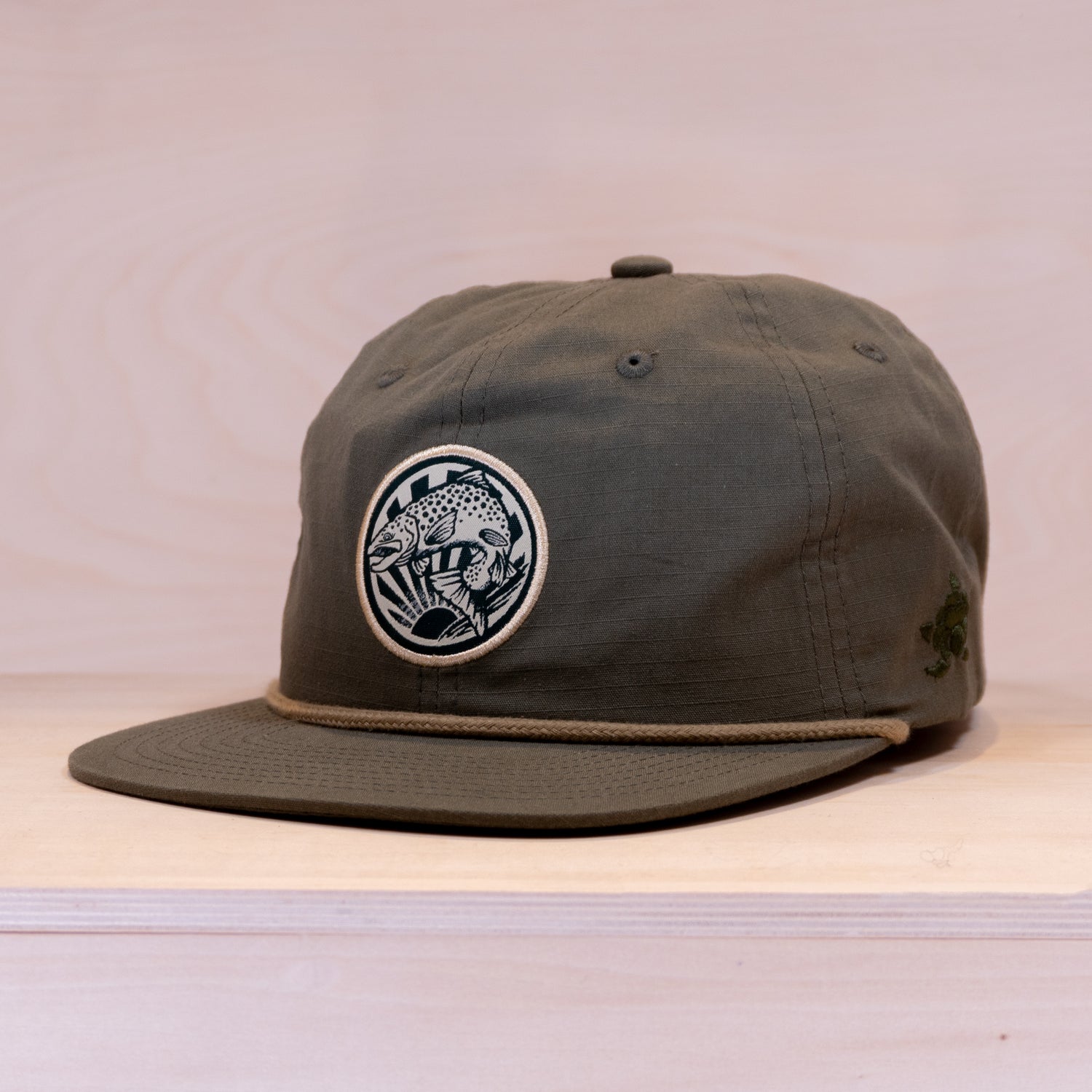 Sqrtn Trout 6-panel Cap Olive
