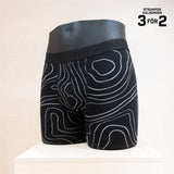 Sqrtn Topografi Boxer 1-pack Black