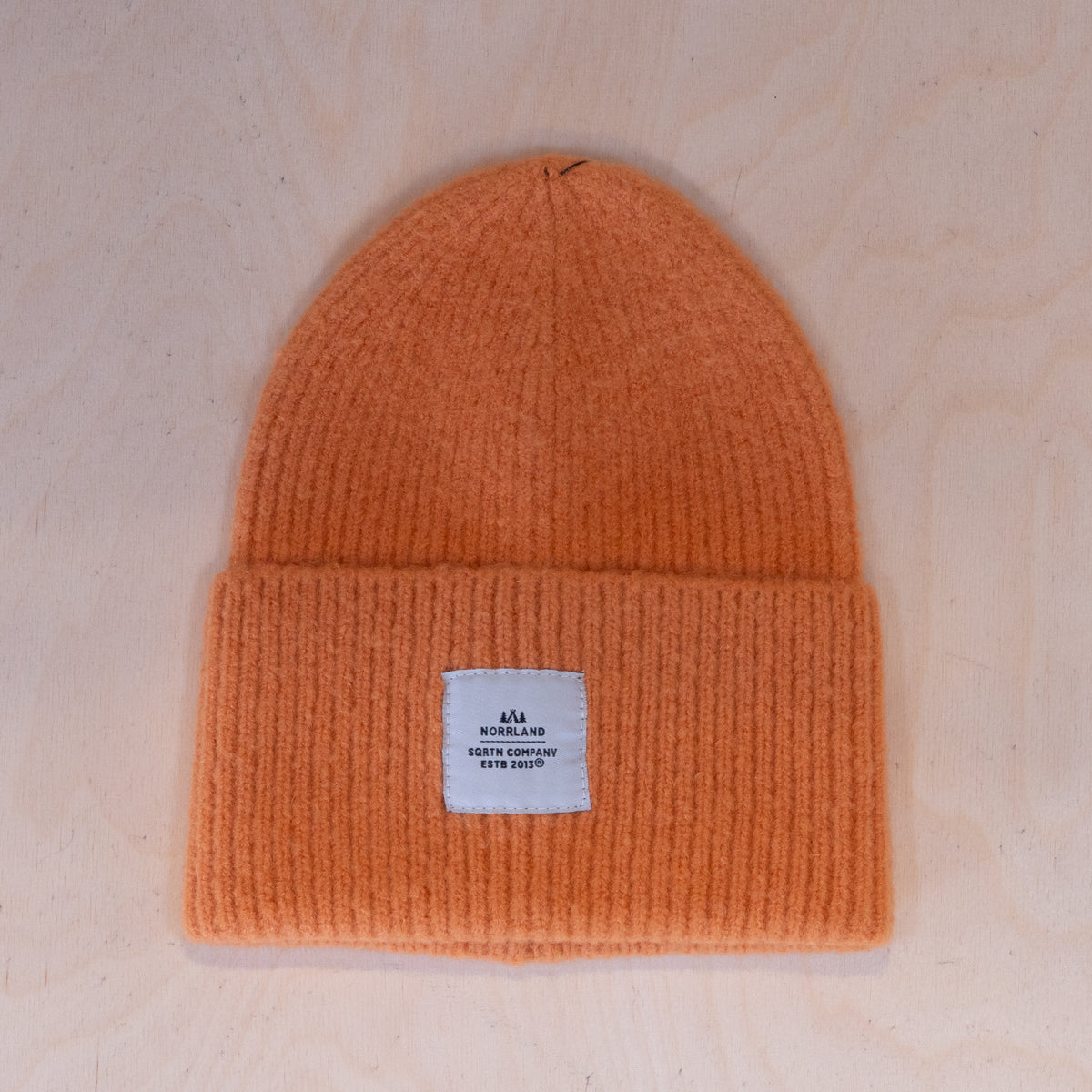 Sqrtn Wood Raw Beanie Peach