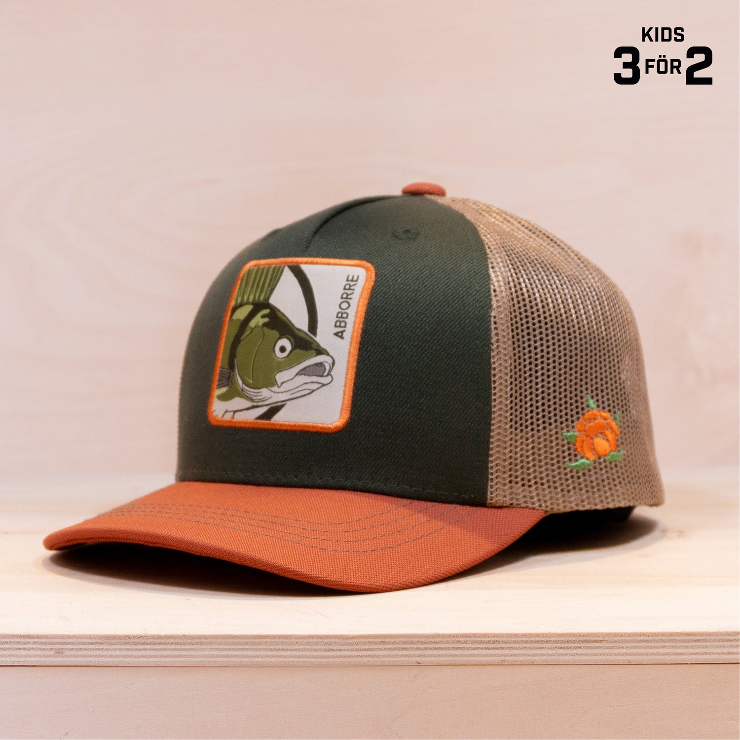 Sqrtn Aborre Kids Trucker Cap Olive