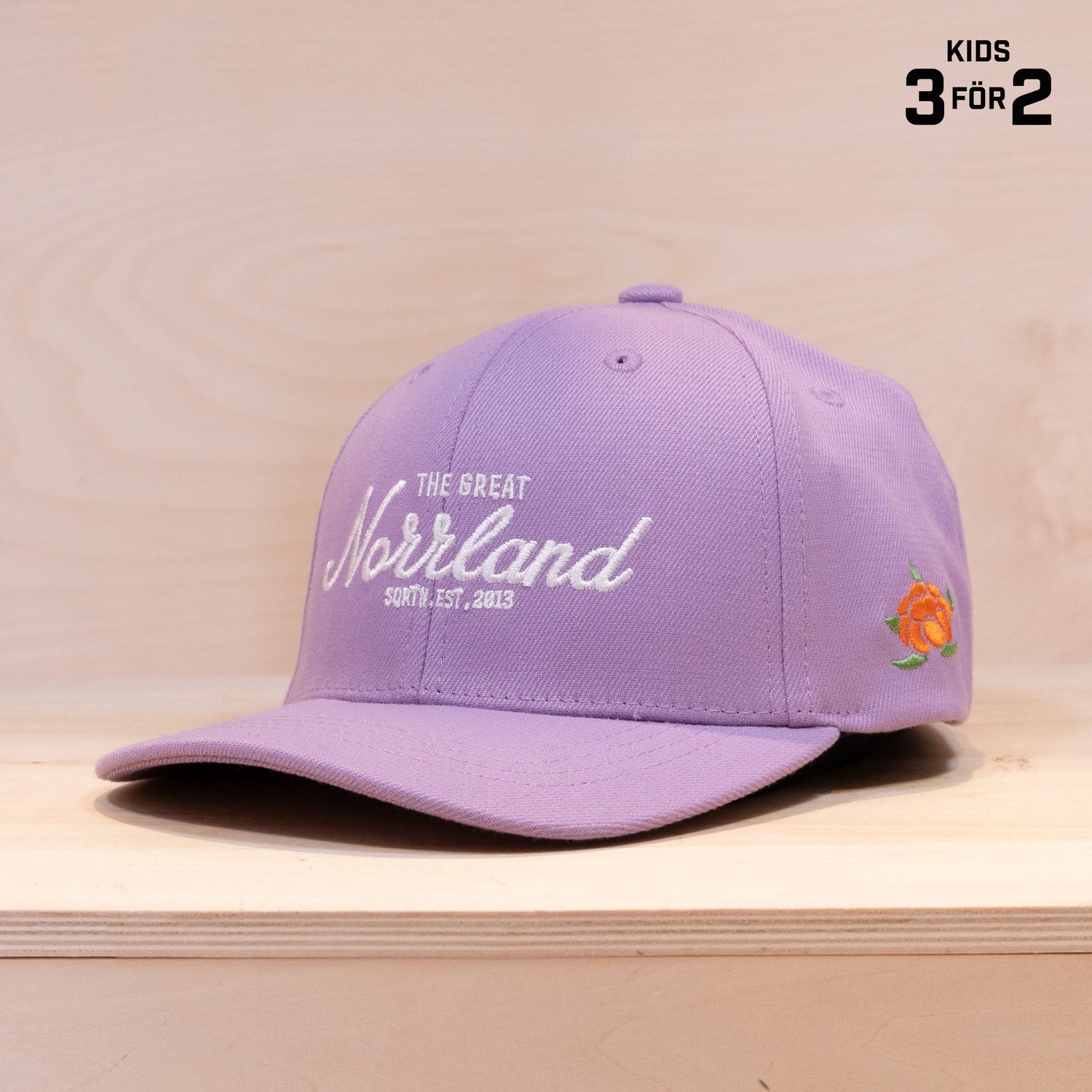 Sqrtn Great Norrland Kids Hooked Cap Lavender