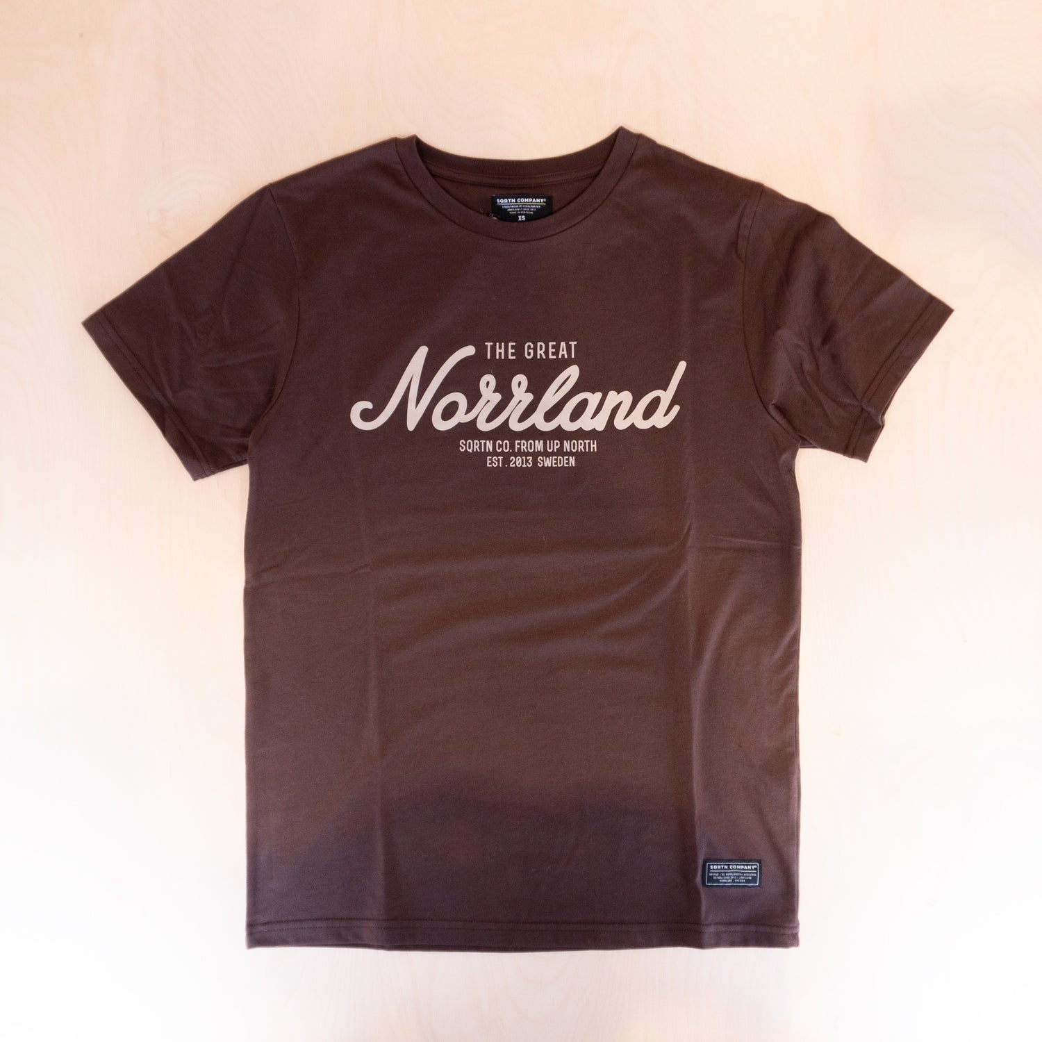 Sqrtn Great Norrland T-shirt Java Brown