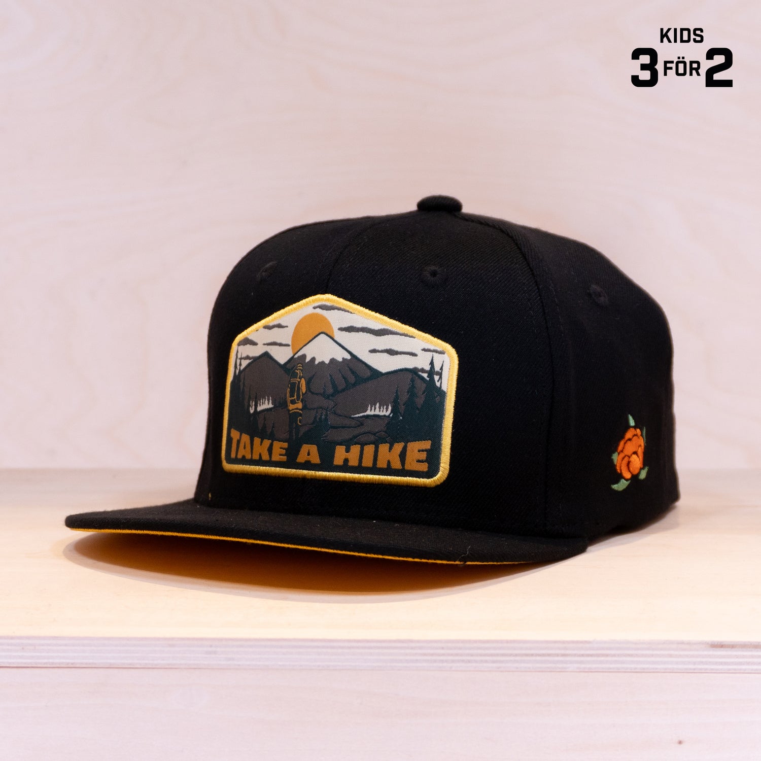 Sqrtn Hike Kids Cap Black