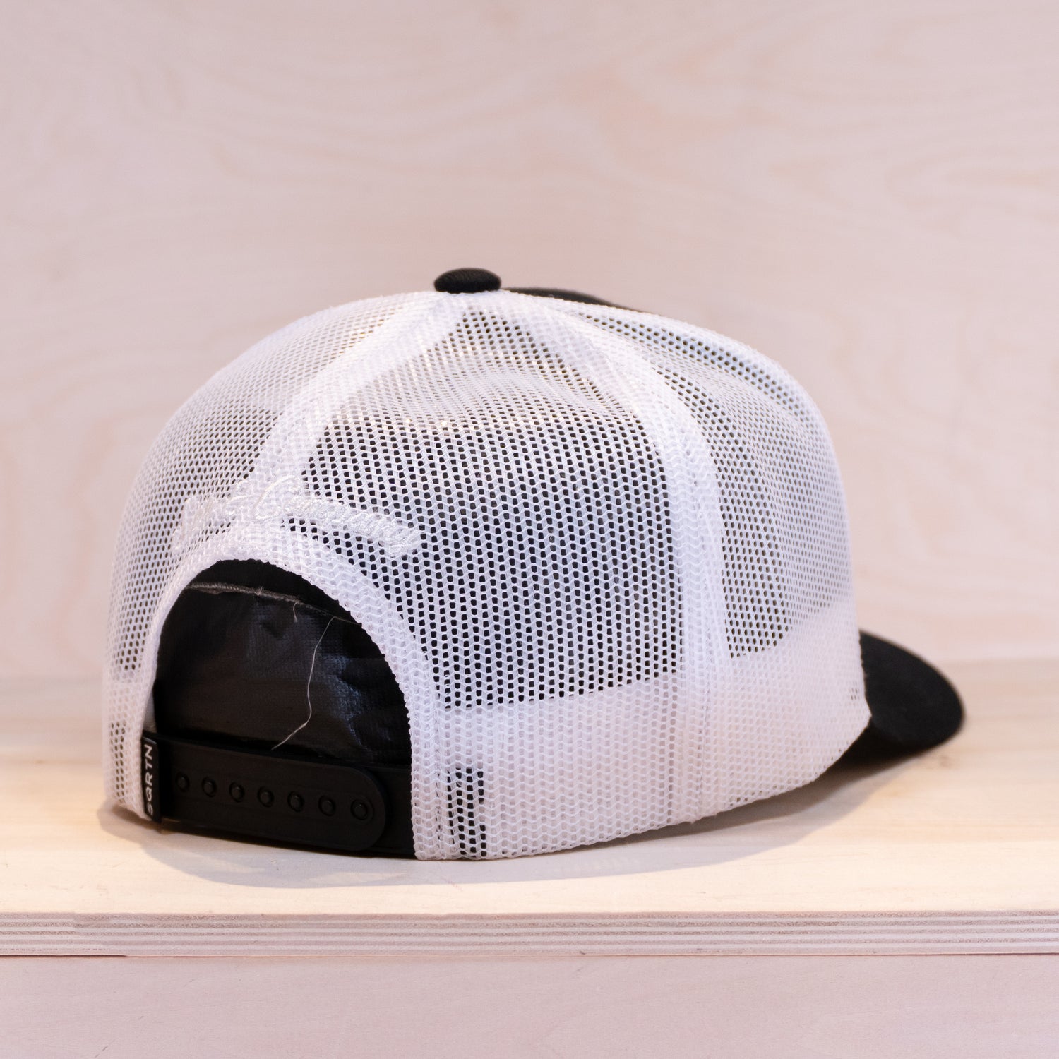 Sqrtn Patches Exclusive Hiking Trucker Cap Black