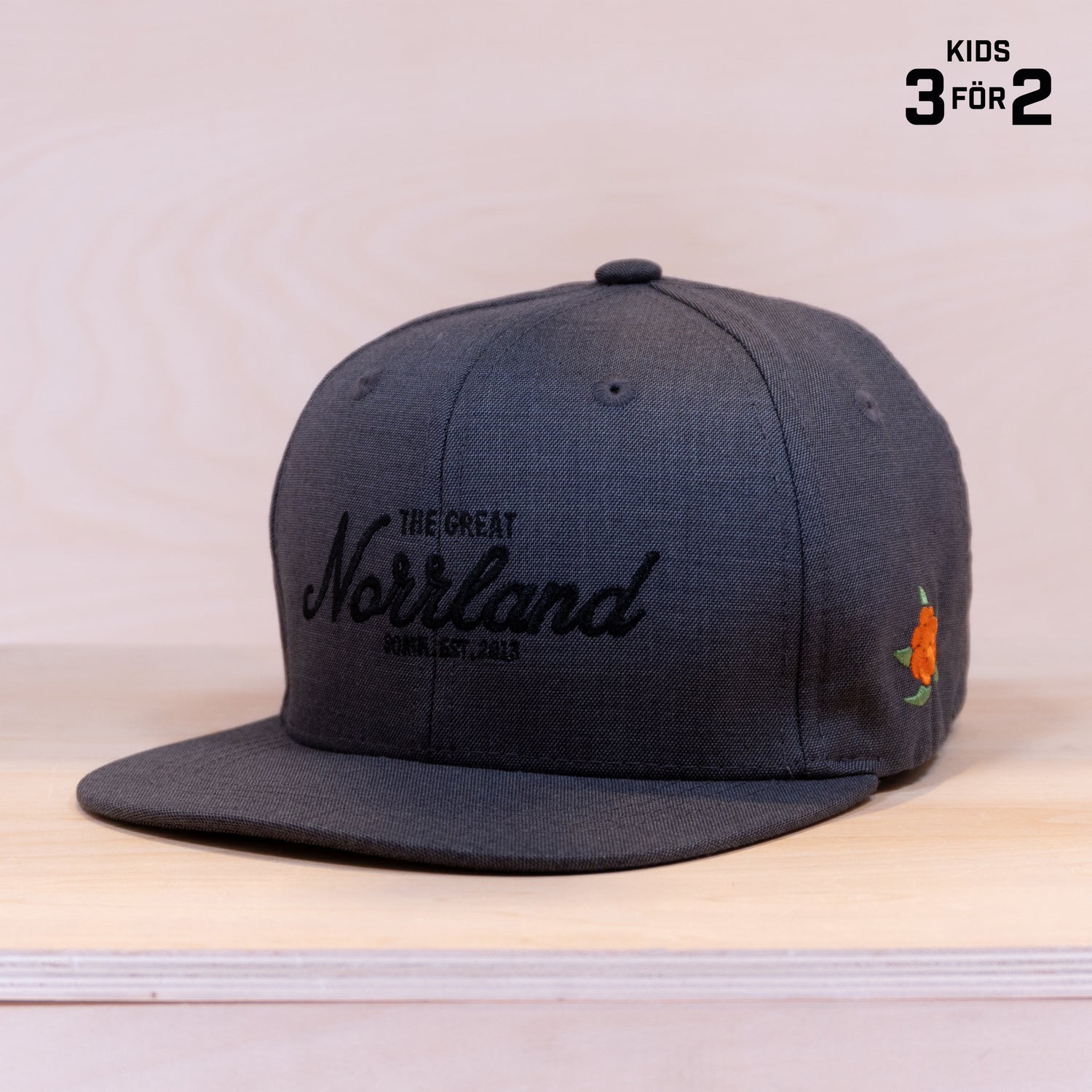 Sqrtn TGN Kids Cap Charcoal
