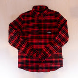 Sqrtn TGN Patch Flanell Shirt Red