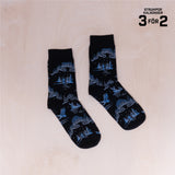 Sqrtn Vinternatt Sock Black