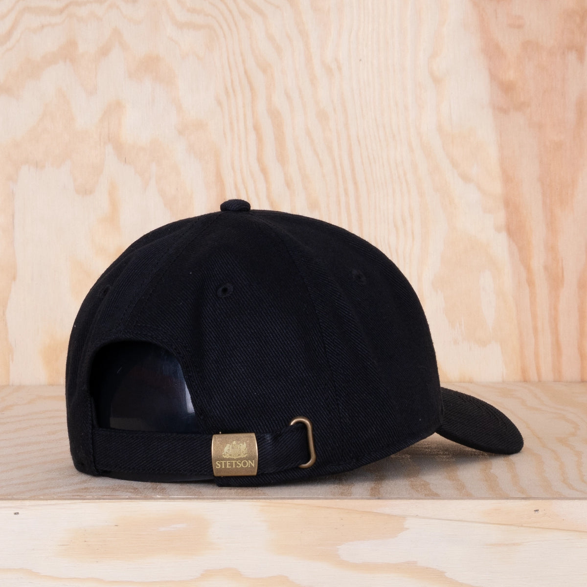 Stetson Classic Lettering Baseball Cap Black