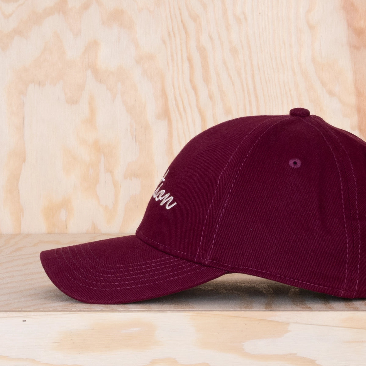 Stetson Classic Lettering Baseball Cap Red