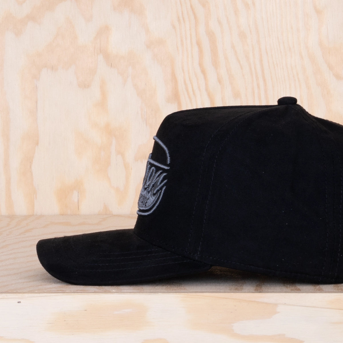 Stetson Black on Black A-Frame Cap Black