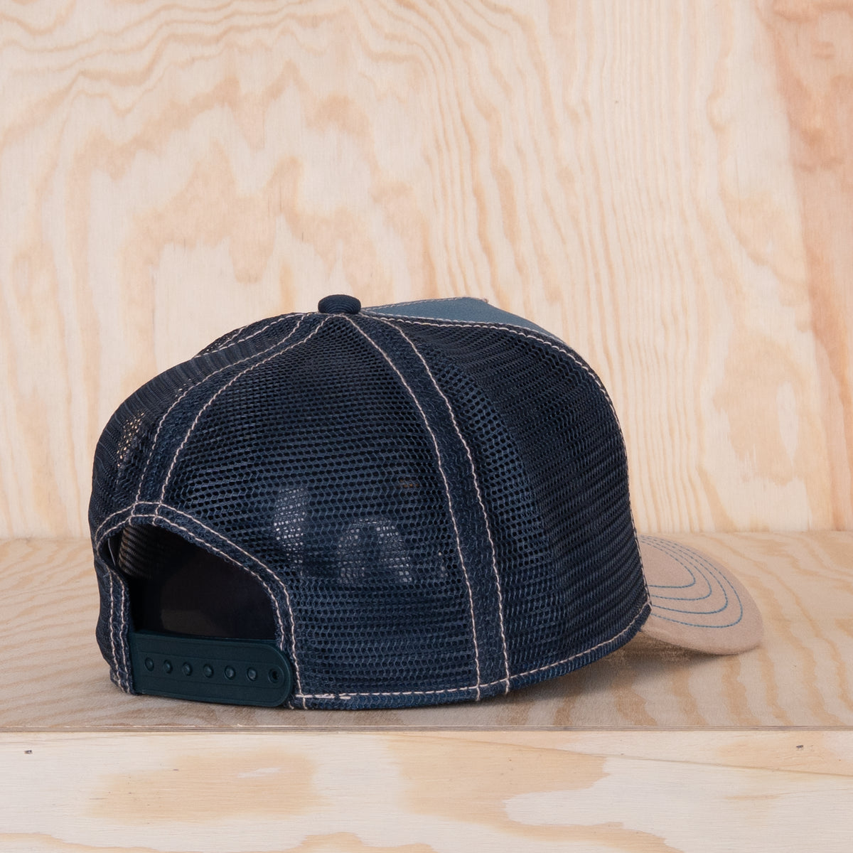 Stetson Cowboy Trucker Cap Beige/Blue