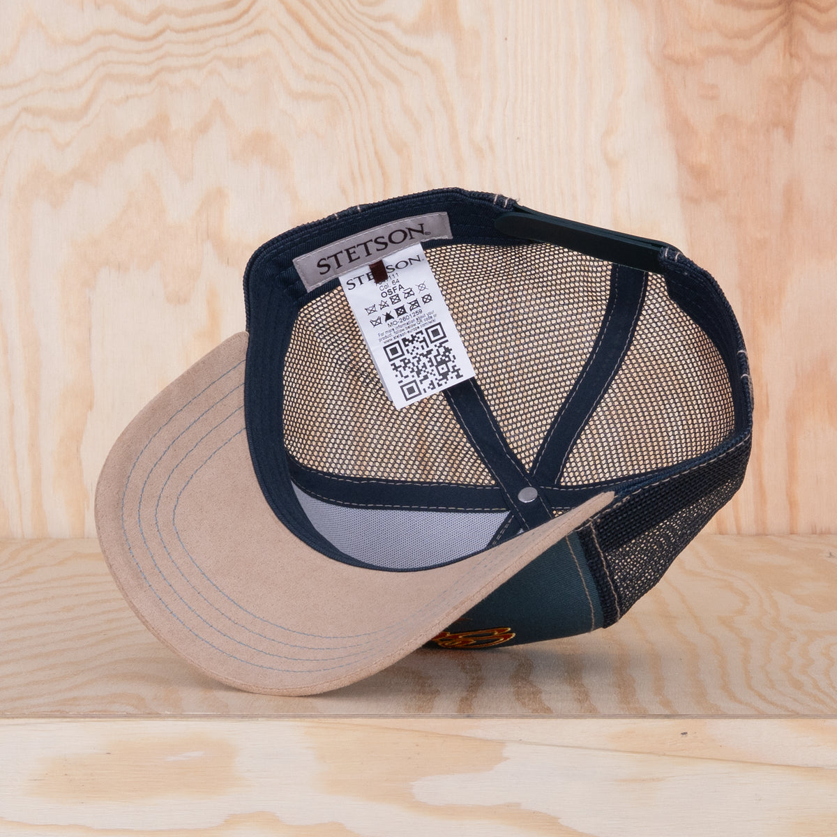 Stetson Cowboy Trucker Cap Beige/Blue