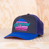 Stetson Rising High Trucker Cap Royal/Anthra