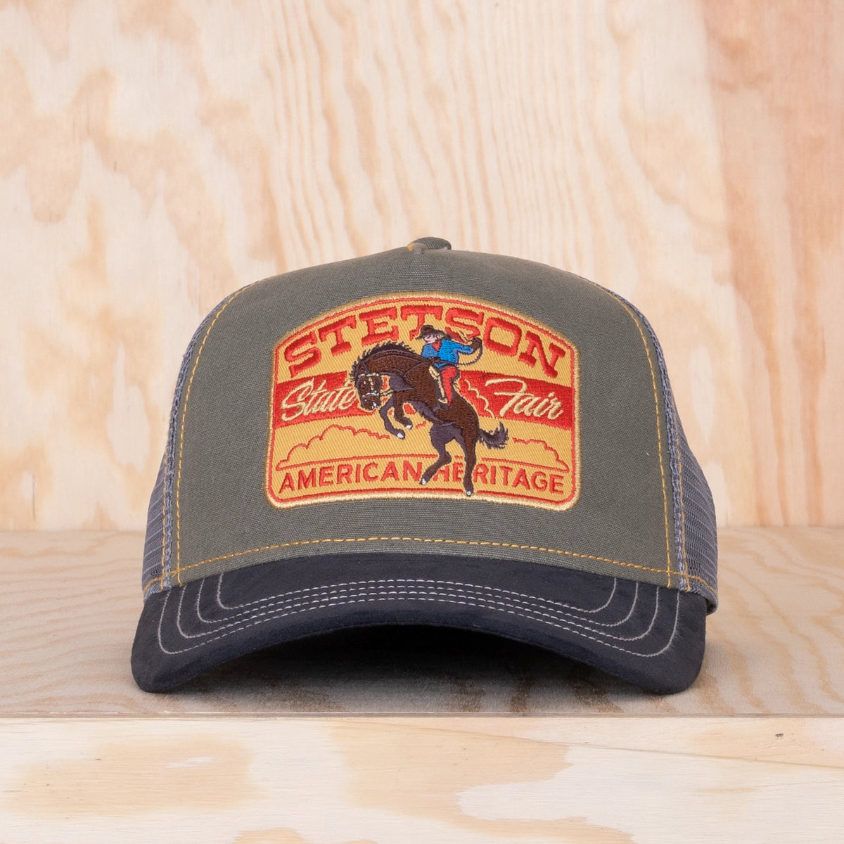 Stetson State Fair Trucker Cap  Grey/Anthracite