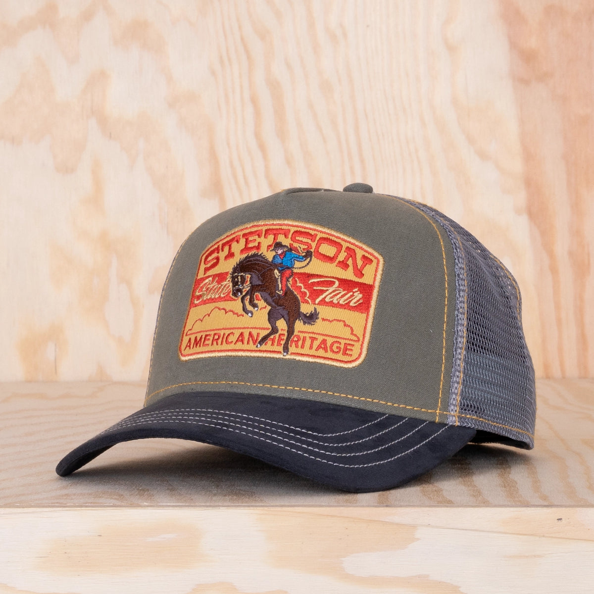 Stetson State Fair Trucker Cap  Grey/Anthracite