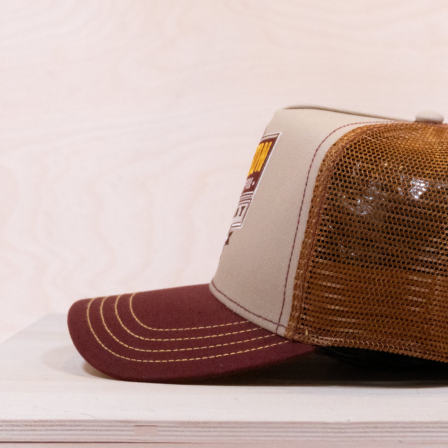 Stetson Barista Company Trucker Cap Brown/Beige