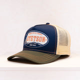 Stetson Cap Cowboy Coffee Trucker Cap Olive/Navy