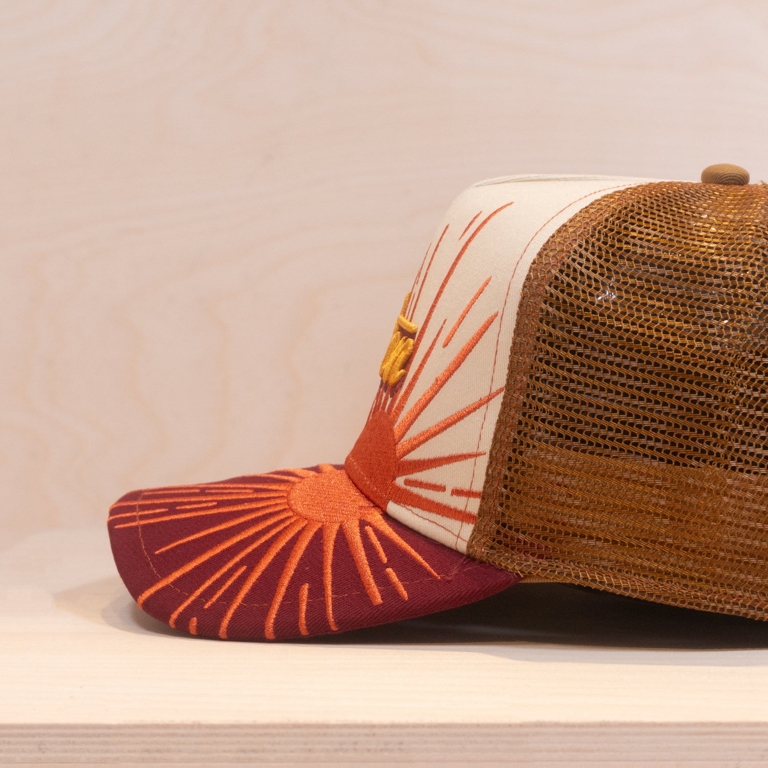 Stetson Dawn Trucker Cap Beige/Red