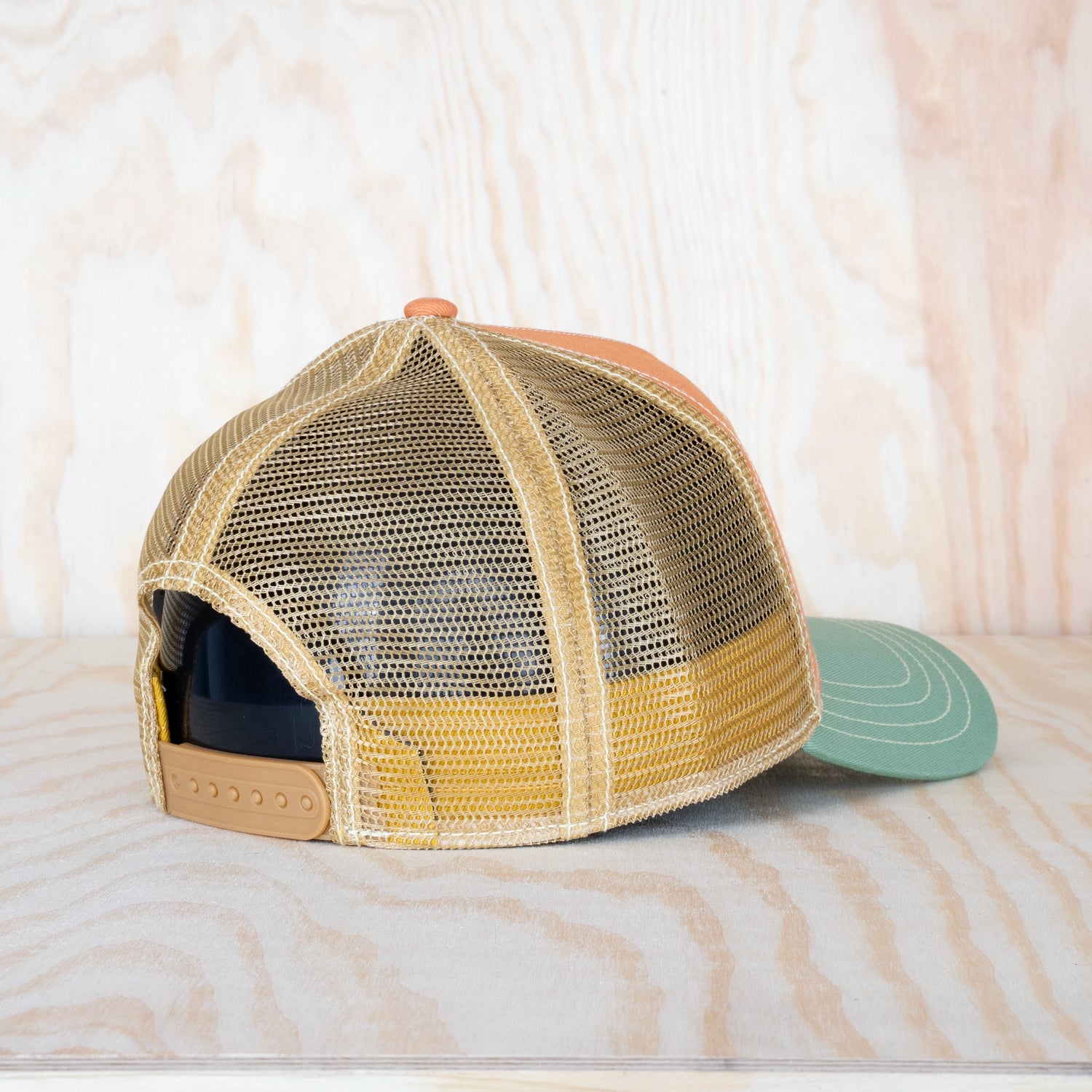 Stetson Honolulu Trucker Cap Orange/Green