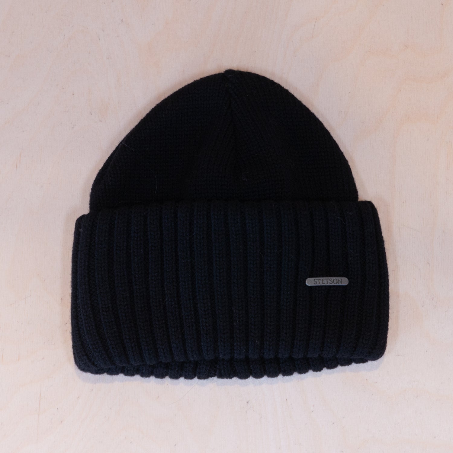 Stetson Merino Wool Cuff Black