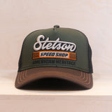Stetson Speed Shop Trucker Cap Chestnut/Olive