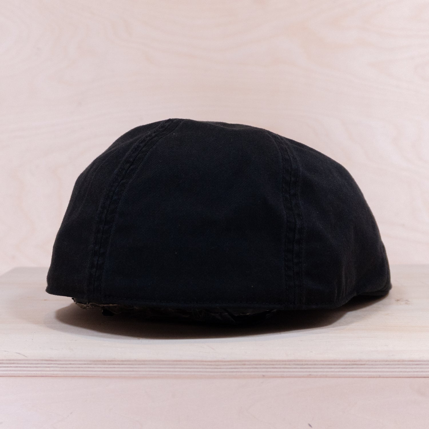 Stetson Texas Cotton Flat Cap Black
