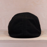 Stetson Texas Cotton Flat Cap Black