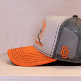 Stetson Wild Scandinavian Trucker Orange/beige