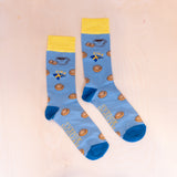 Svensk Husman Kanelbulle Fika Socks