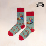 Svensk Husman Pippi Bakar Pepparkakor Strumpor Green