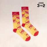 Svensk Husman Surströming Strumpor Yellow