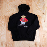 New Black Teddy Hoodie Black