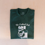 The Cocktail Club Gin & Tonic T-shirt Stone Olive