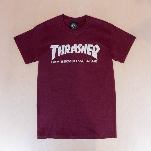 Thrasher Skate Mag T-shirt Maroon