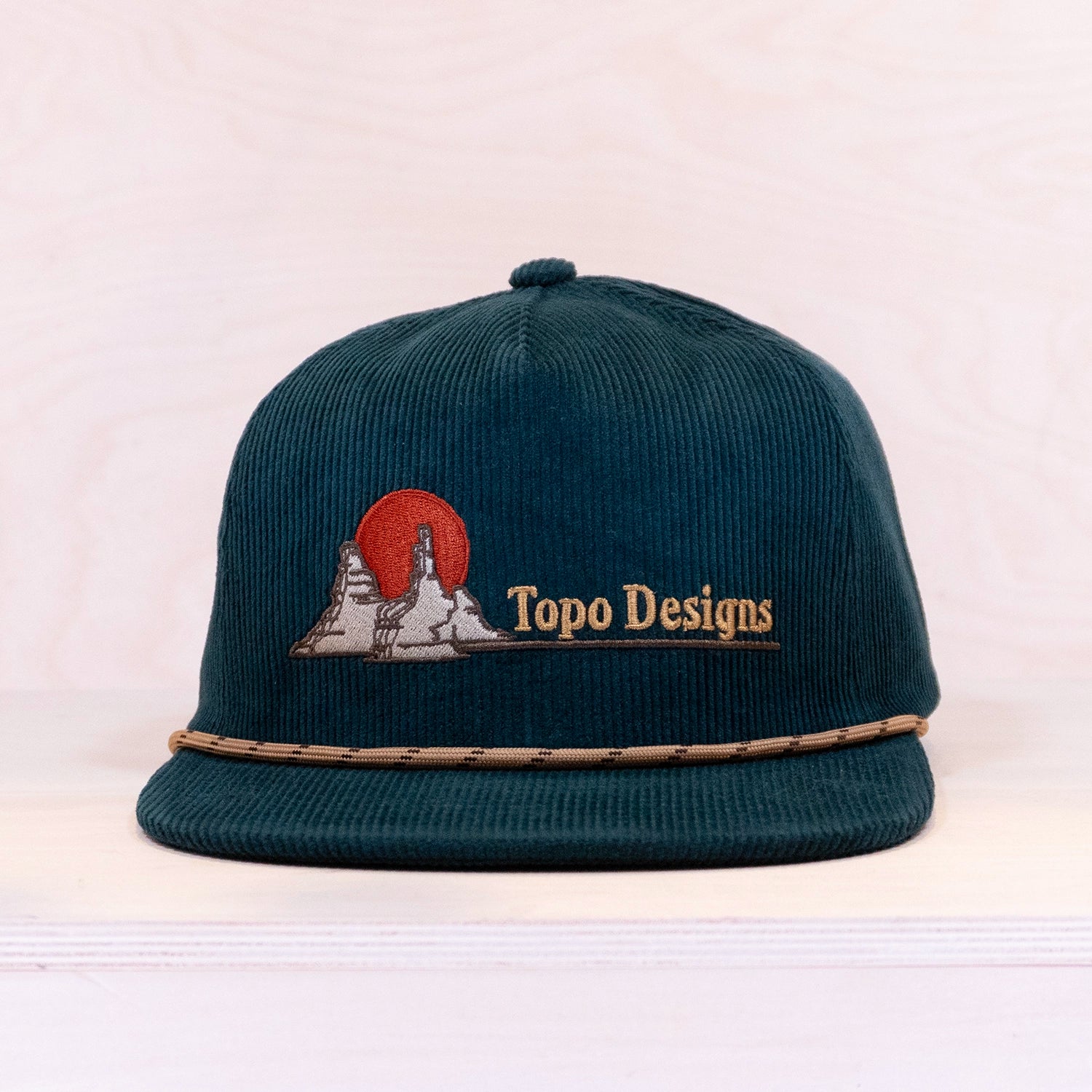 Topo Designs Corduroy Oasis Trucker Cap Forest