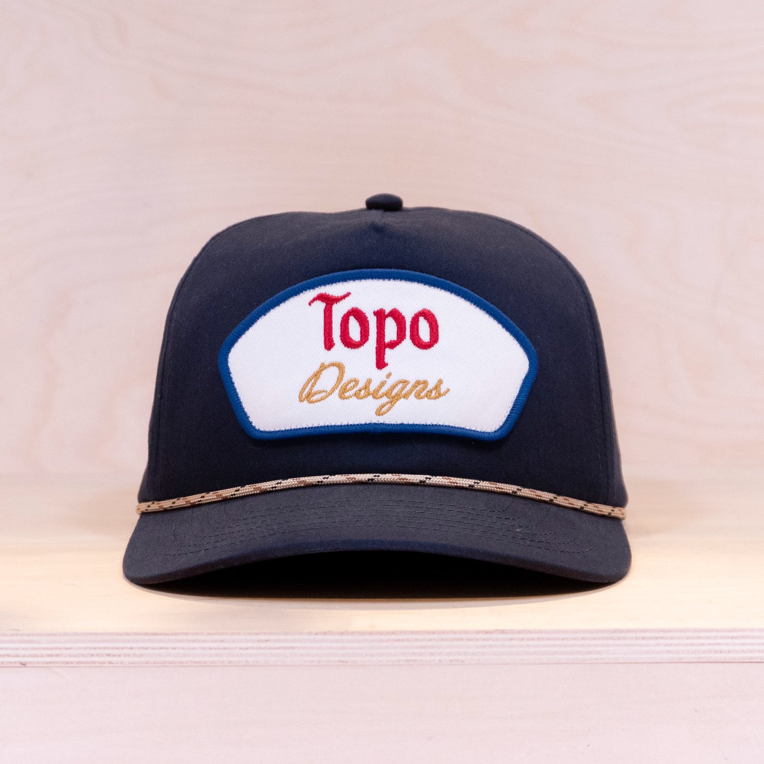 Topo Designs Twill Rope Draft A-frame Cap Midnight